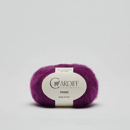Cardiff PRIME mezgimo siūlai 25g (kašmyras, šilkas)
