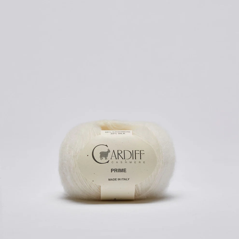 Cardiff PRIME mezgimo siūlai 25g (kašmyras, šilkas)