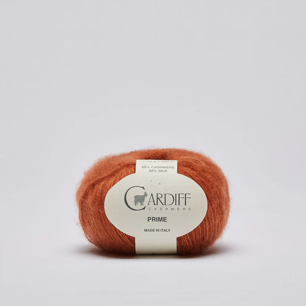 Cardiff PRIME mezgimo siūlai 25g (kašmyras, šilkas)