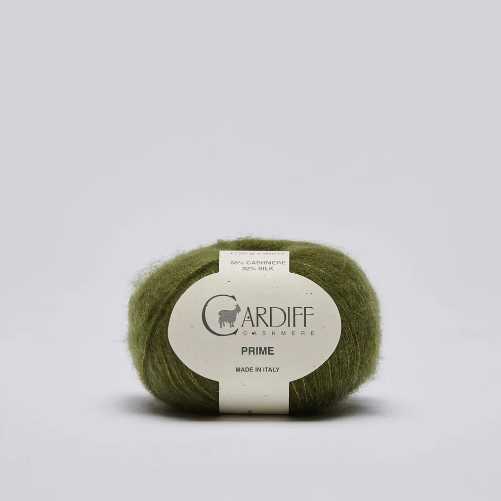 Cardiff PRIME mezgimo siūlai 25g (kašmyras, šilkas)
