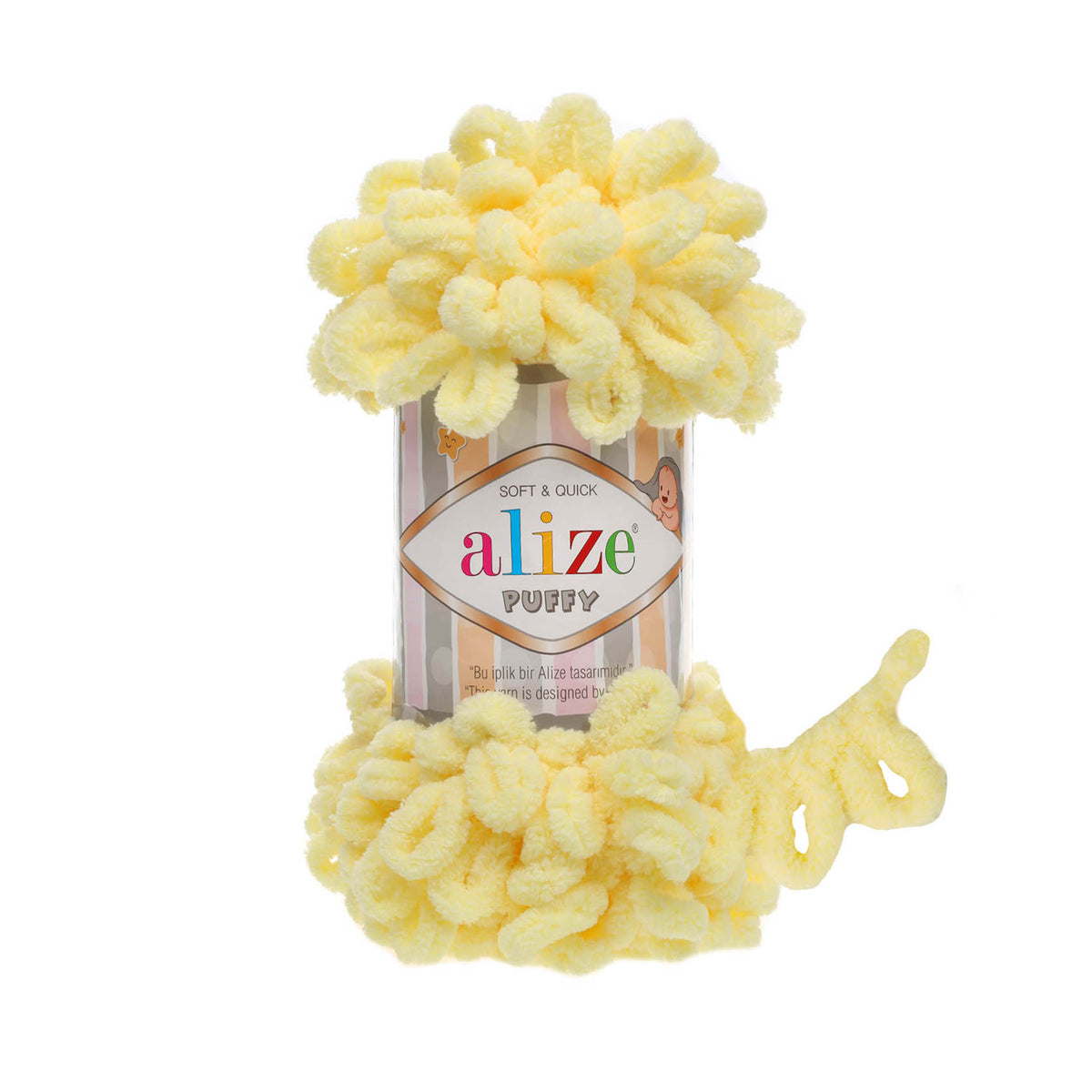 Alize Puffy siūlai 100g (mikropoliesteris)