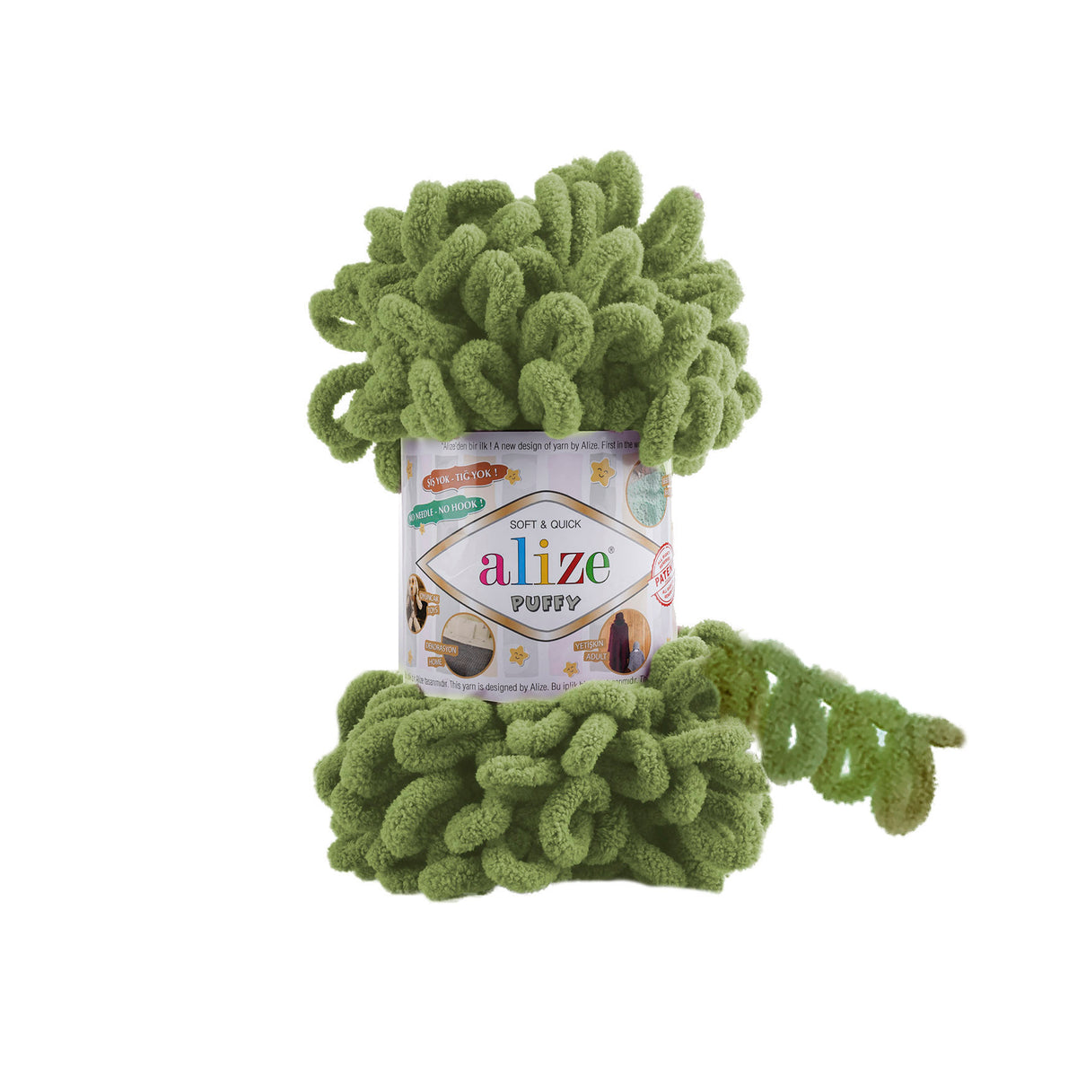 Alize Puffy siūlai 100g (mikropoliesteris)