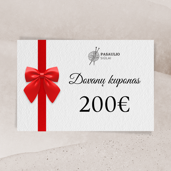 Dāvanu kupons 200€