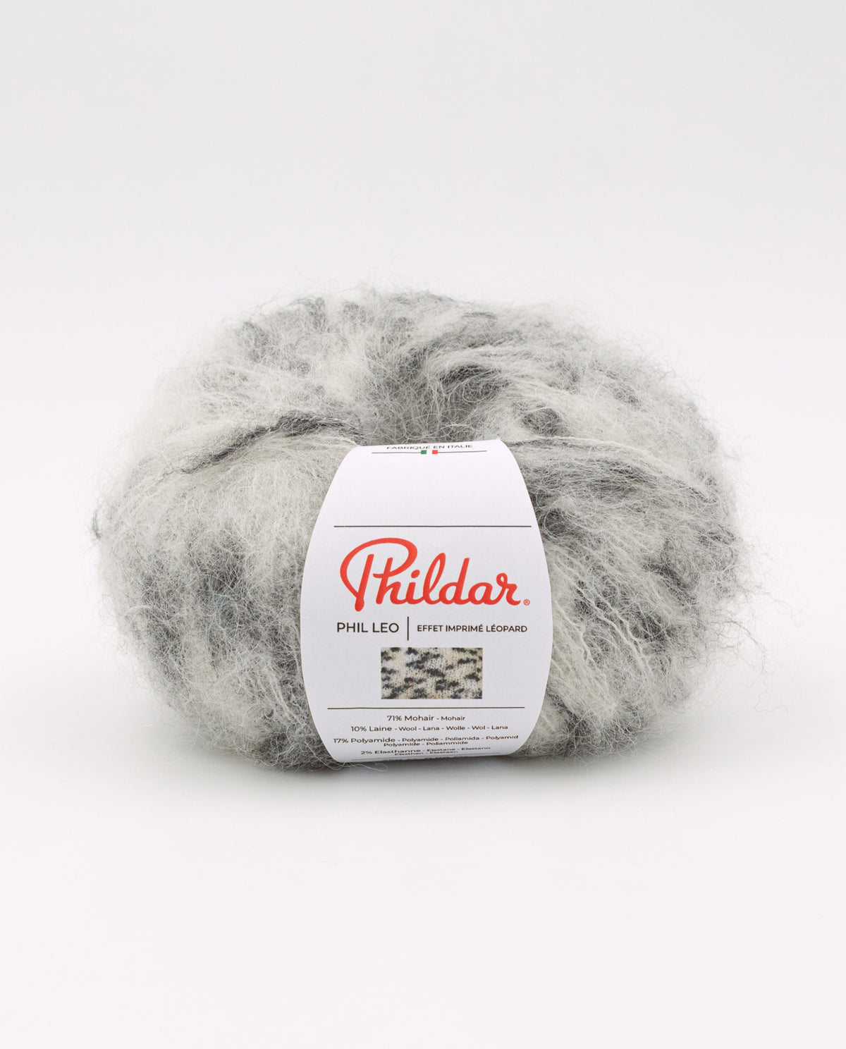 Пряжа Phildar LEO 25г (мохер, шерсть, полиамид)