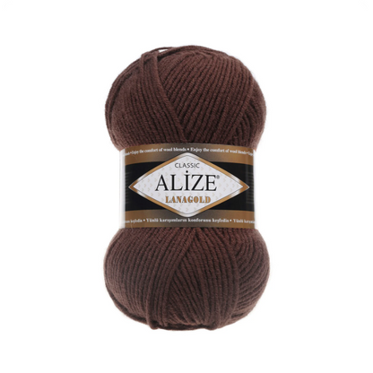 Alize Lanagold mezgimo siūlai 100g (vilna, akrilanas)