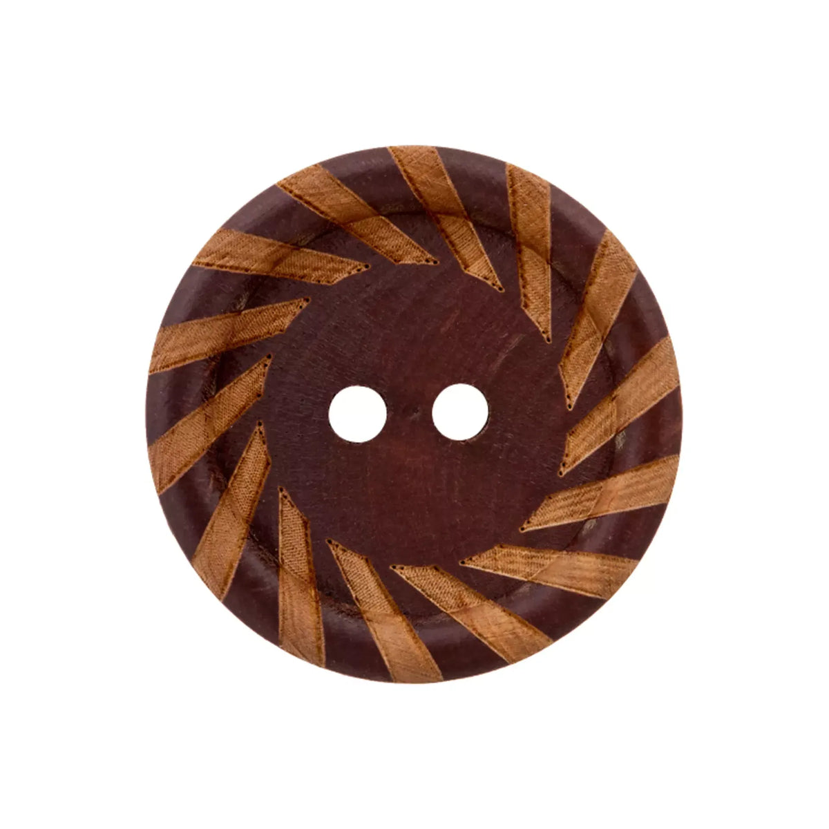 Medinės sagos 12mm-23mm (dark brown)