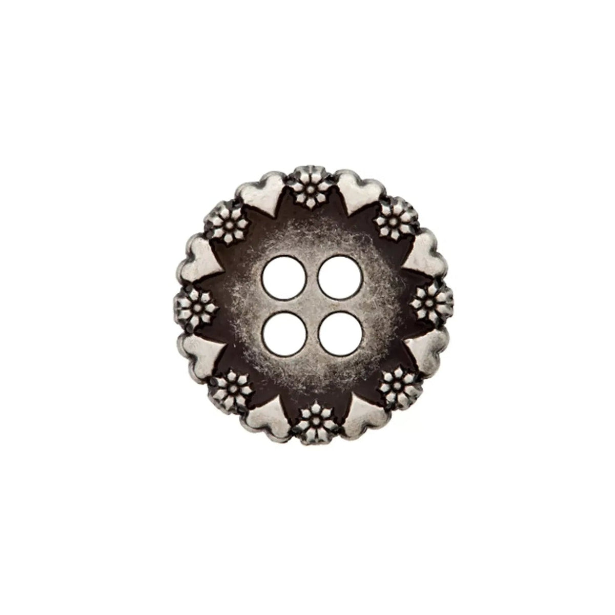 Metalinės sagos 15mm-18mm (širdelės)
