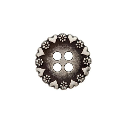 Metalinės sagos 15mm-18mm (širdelės)
