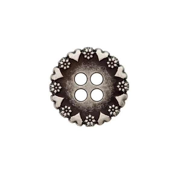 Metalinės sagos 15mm-18mm (širdelės)