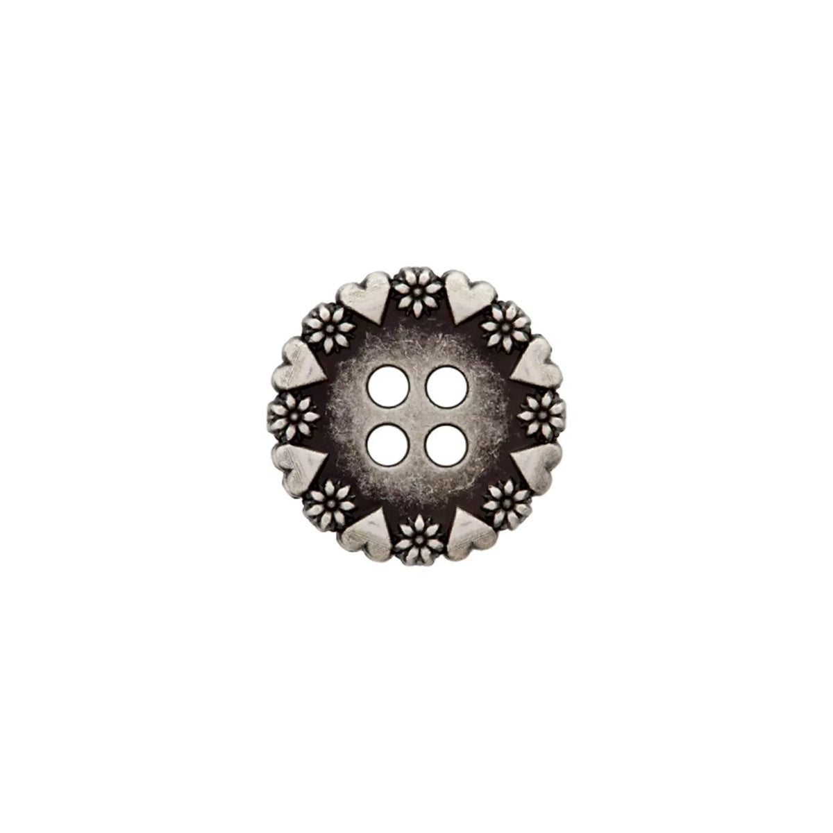 Metalinės sagos 15mm-18mm (širdelės)