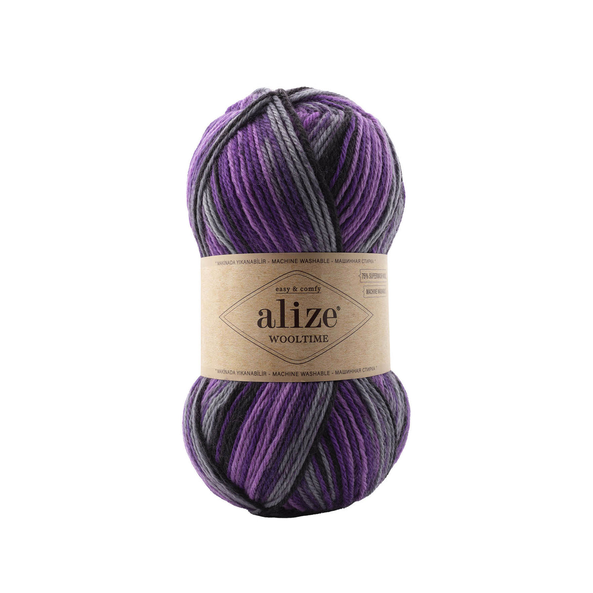 Alize Wooltime mezgimo siūlai 100g (vilna, poliamidas)