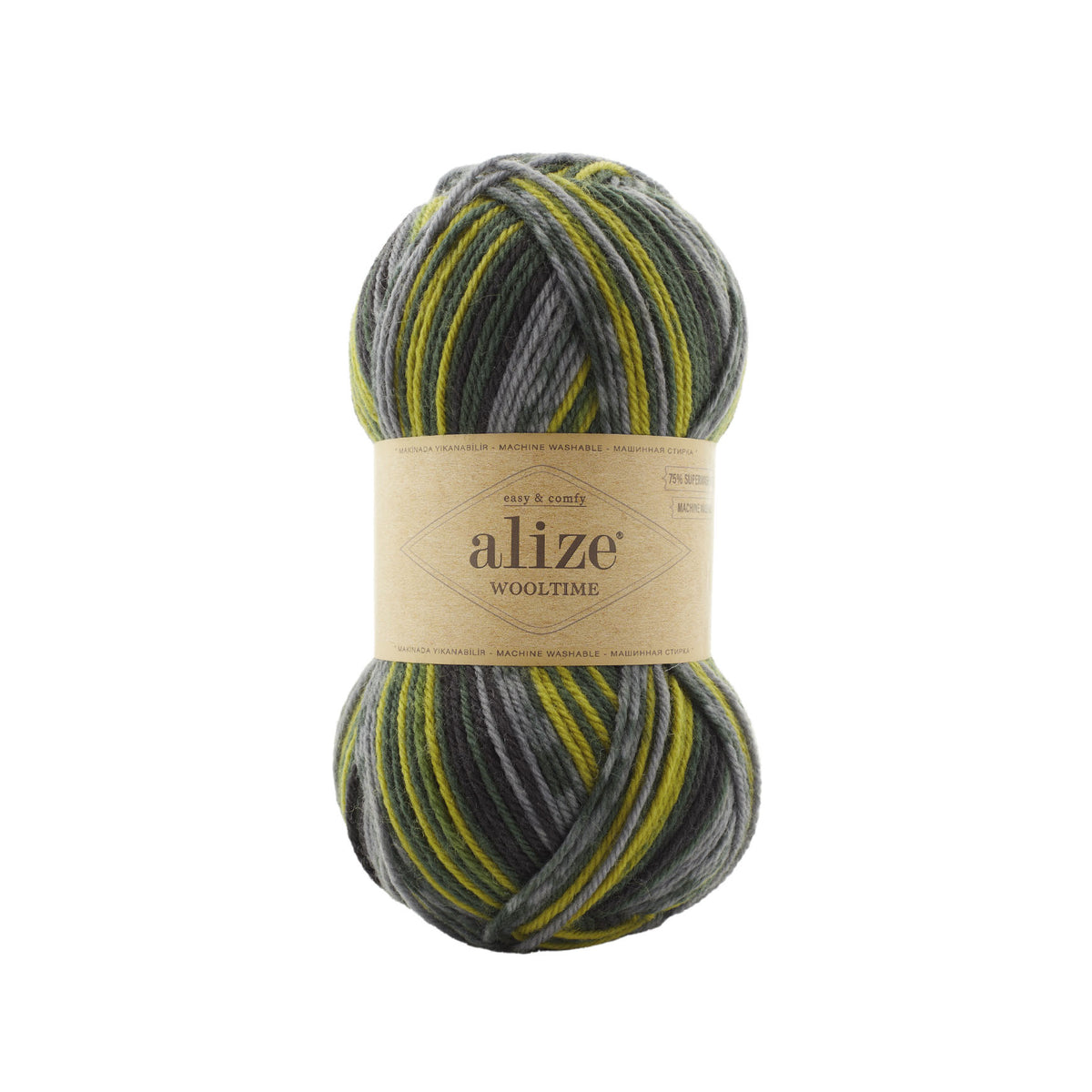 Alize Wooltime mezgimo siūlai 100g (vilna, poliamidas)