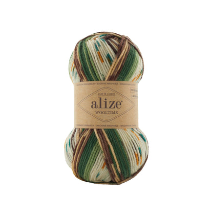 Alize Wooltime mezgimo siūlai 100g (vilna, poliamidas)