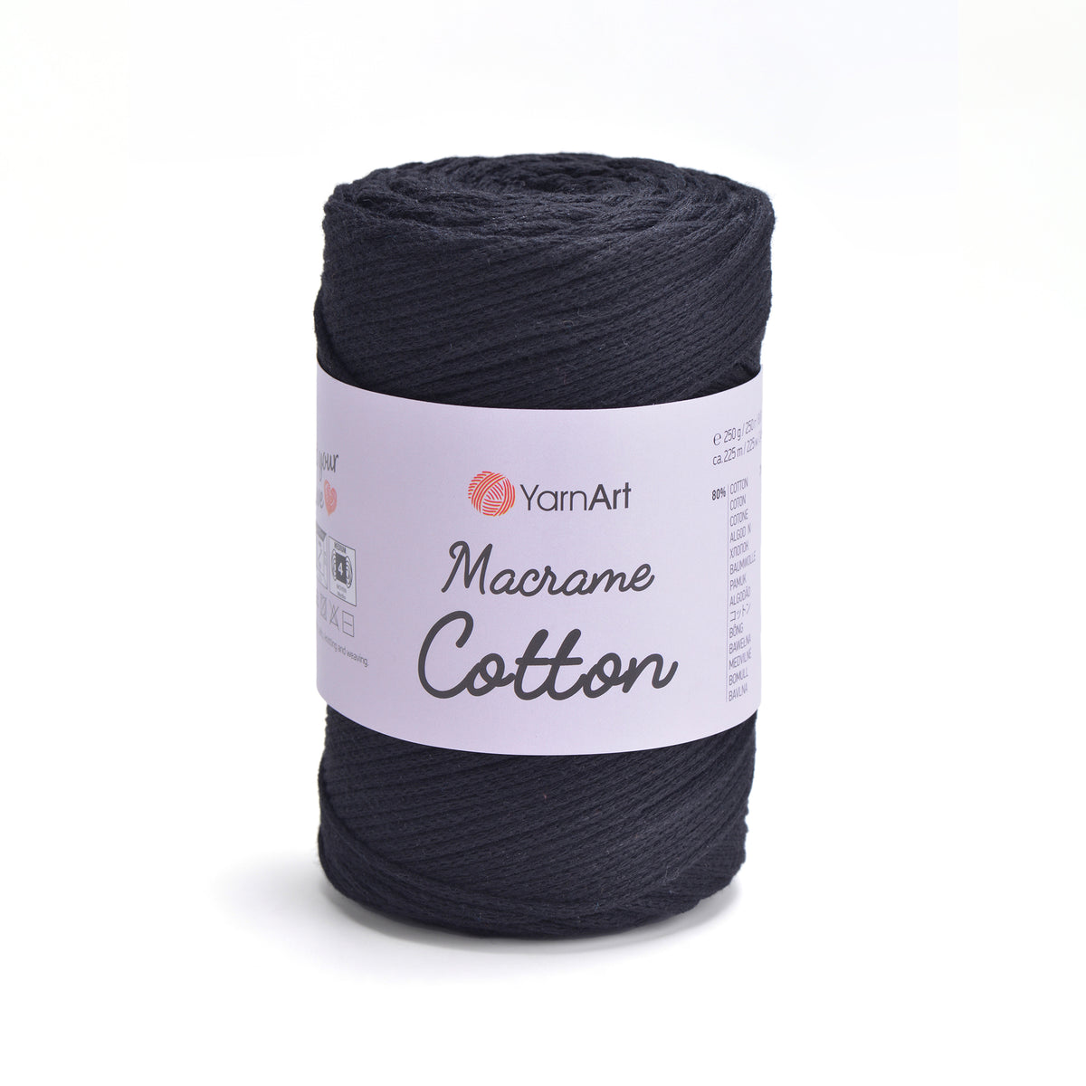 YarnArt Macrame Cotton Virvutė 250g (medvilnė, poliesteris)