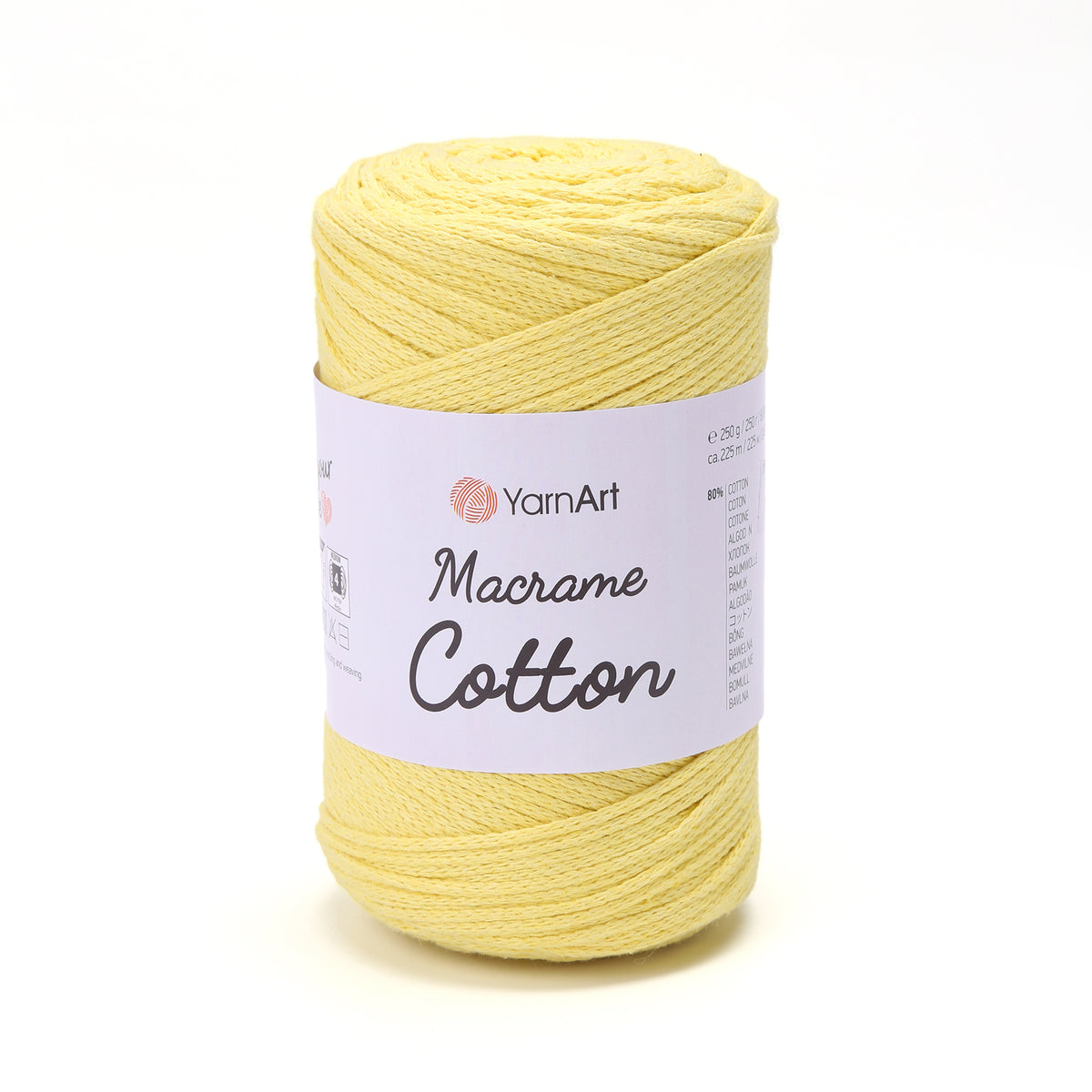 YarnArt Macrame Cotton Virvutė 250g (medvilnė, poliesteris)