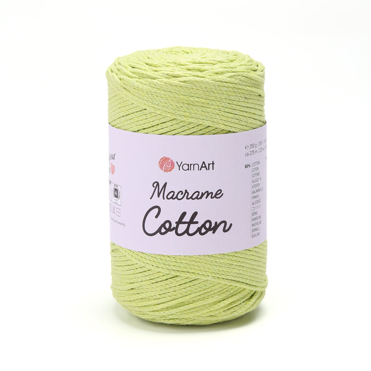 YarnArt Macrame Cotton Virvutė 250g (medvilnė, poliesteris)