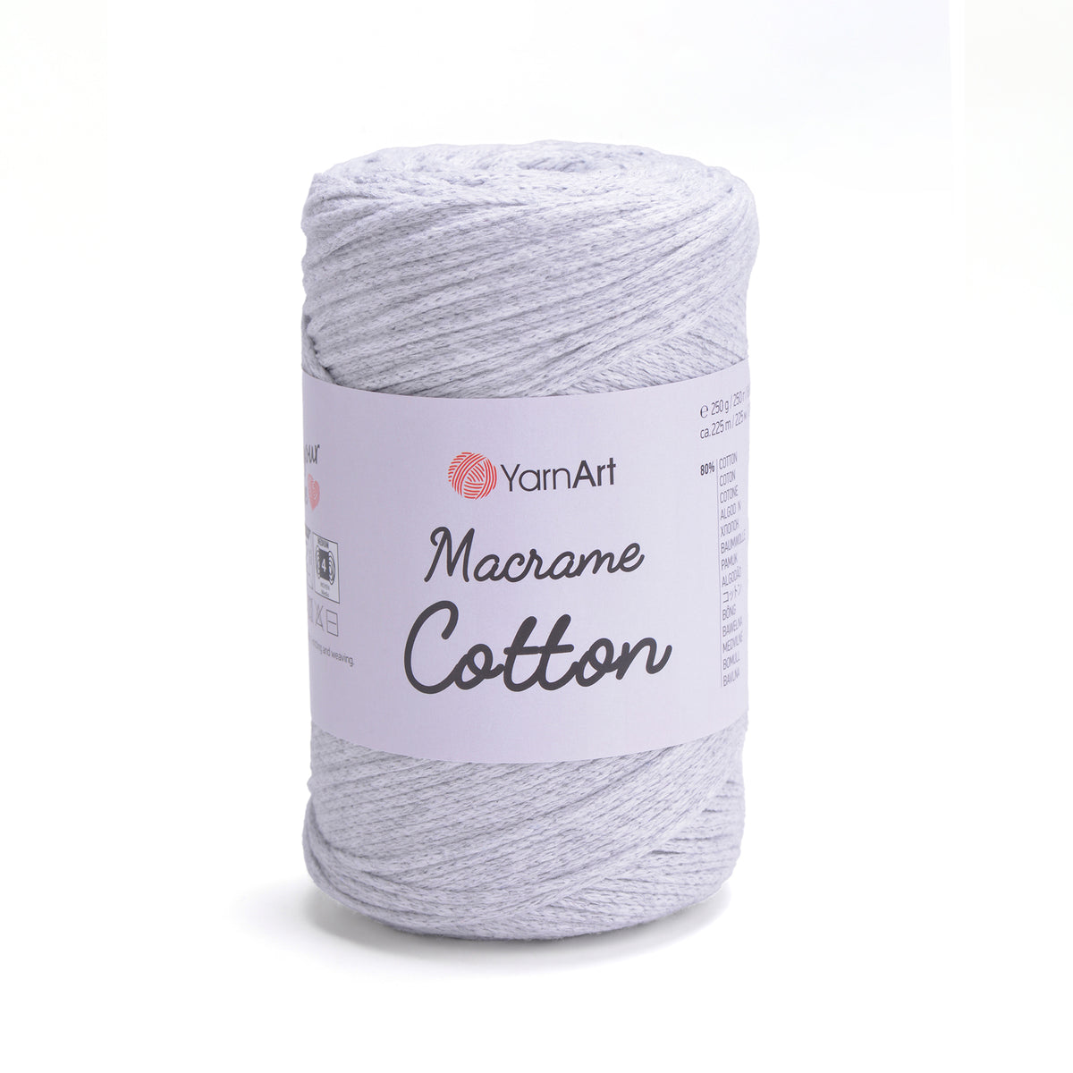 YarnArt Macrame Cotton Virvutė 250g (medvilnė, poliesteris)
