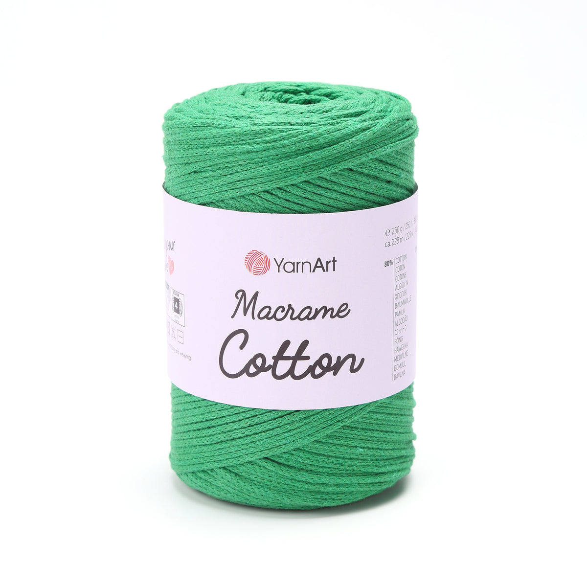 YarnArt Macrame Cotton Virvutė 250g (medvilnė, poliesteris)