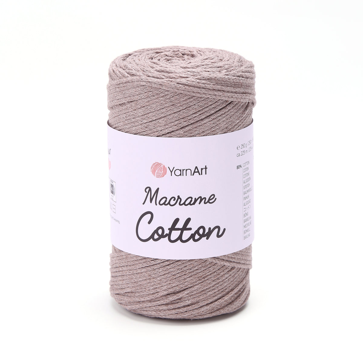 YarnArt Macrame Cotton Virvutė 250g (medvilnė, poliesteris)