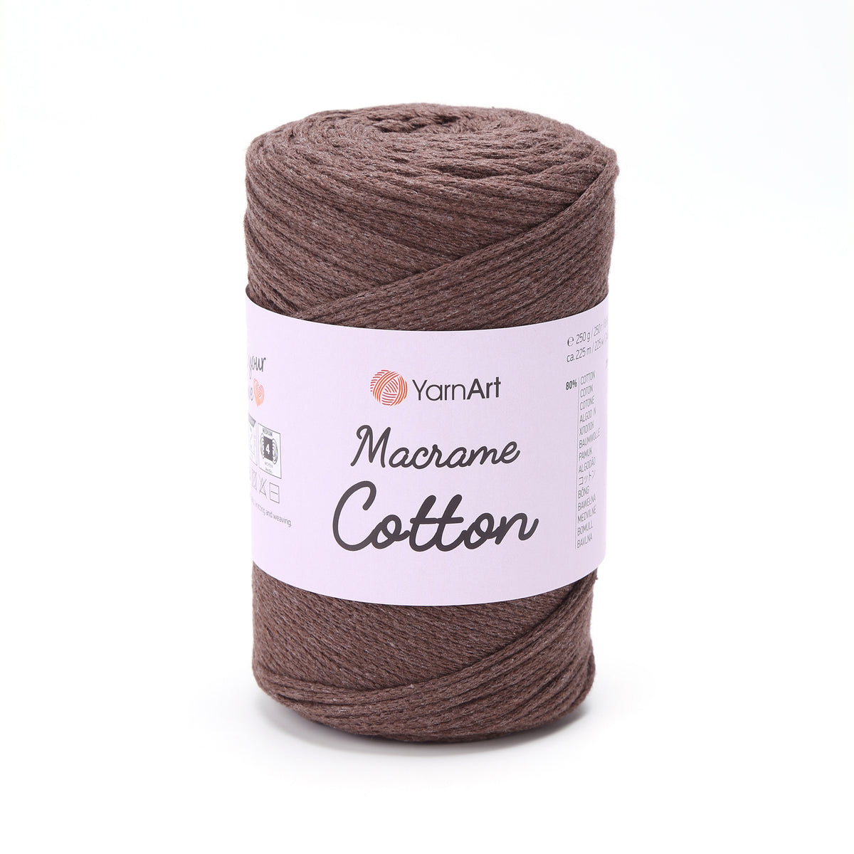 YarnArt Macrame Cotton Virvutė 250g (medvilnė, poliesteris)