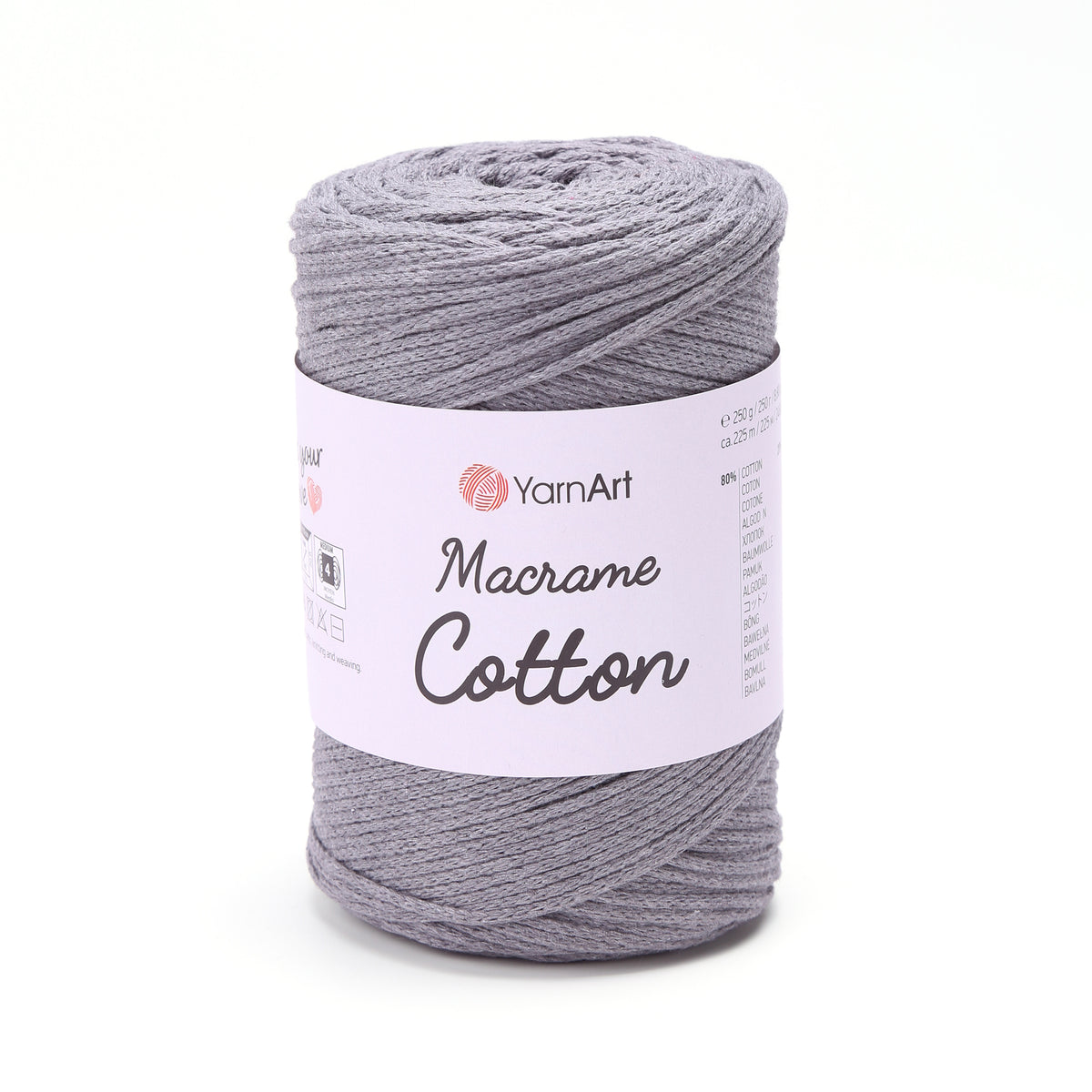 YarnArt Macrame Cotton Virvutė 250g (medvilnė, poliesteris)