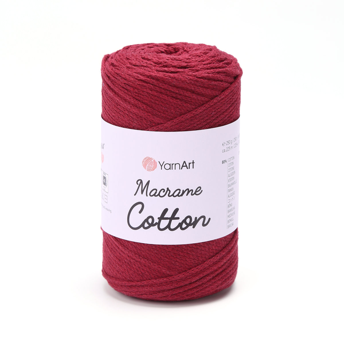 YarnArt Macrame Cotton Virvutė 250g (medvilnė, poliesteris)