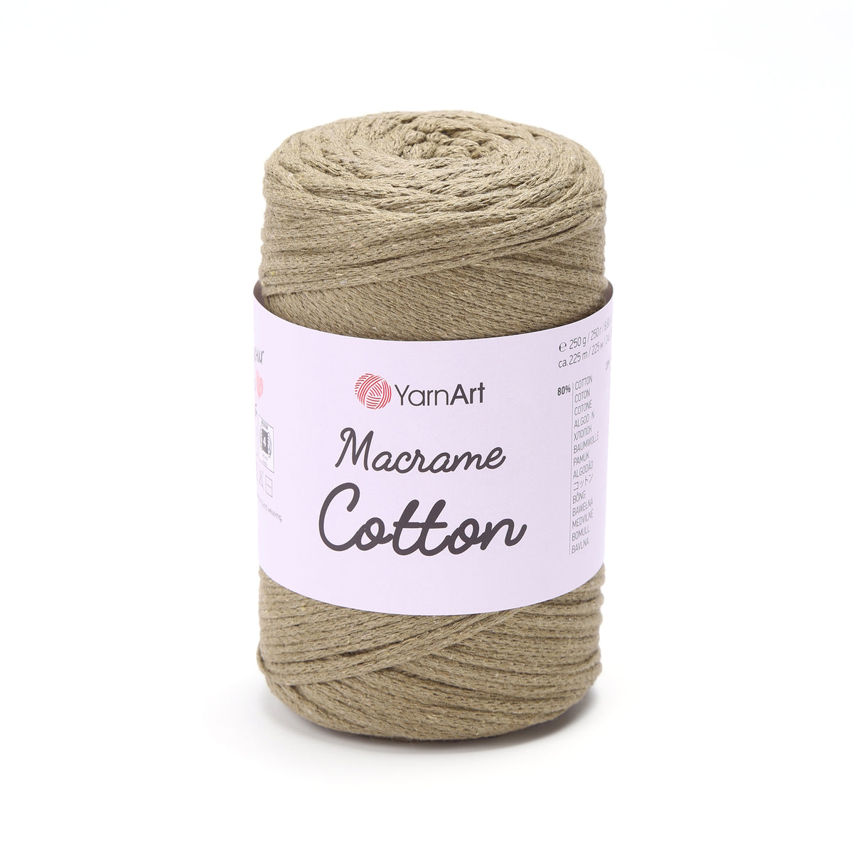 YarnArt Macrame Cotton Virvutė 250g (medvilnė, poliesteris)