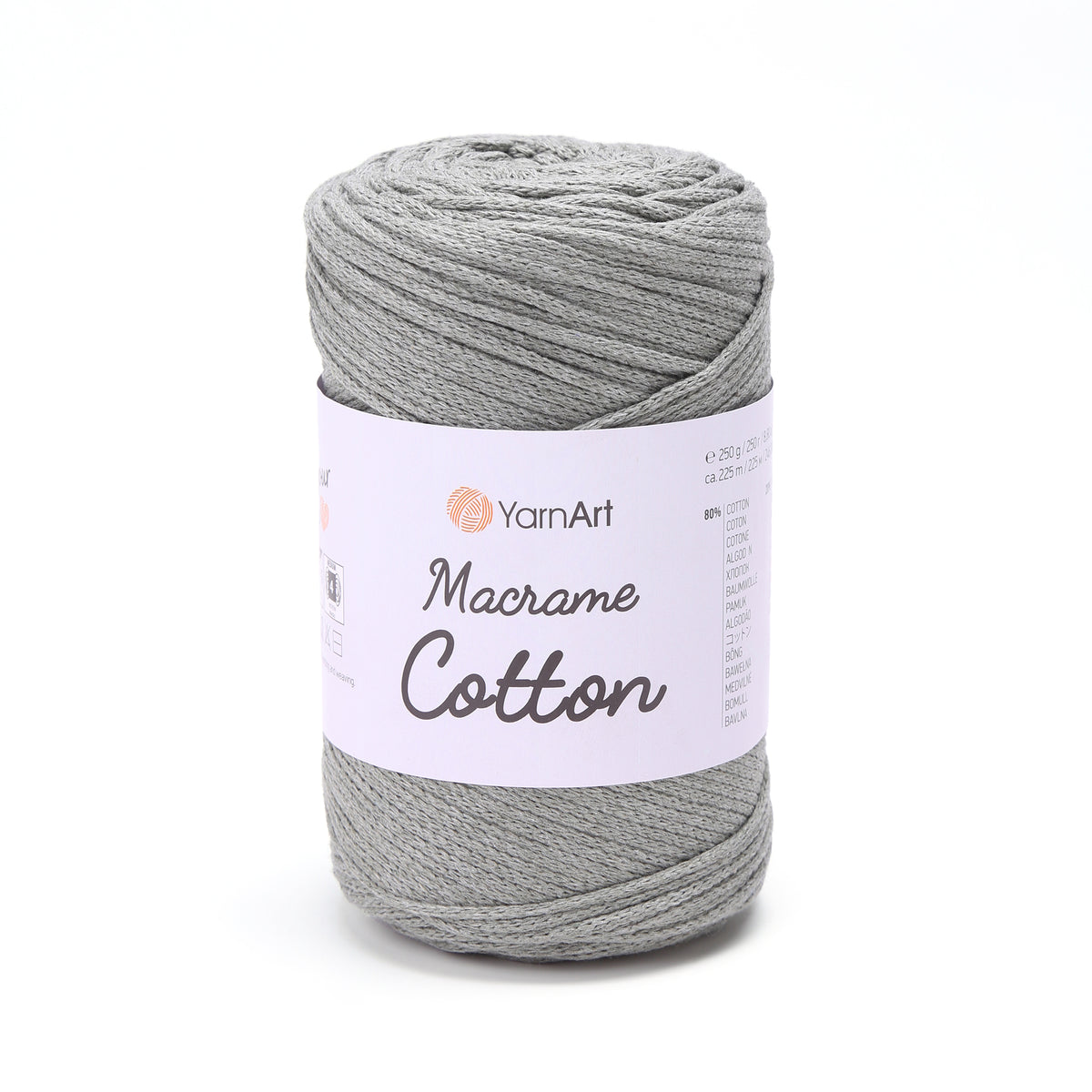YarnArt Macrame Cotton Virvutė 250g (medvilnė, poliesteris)