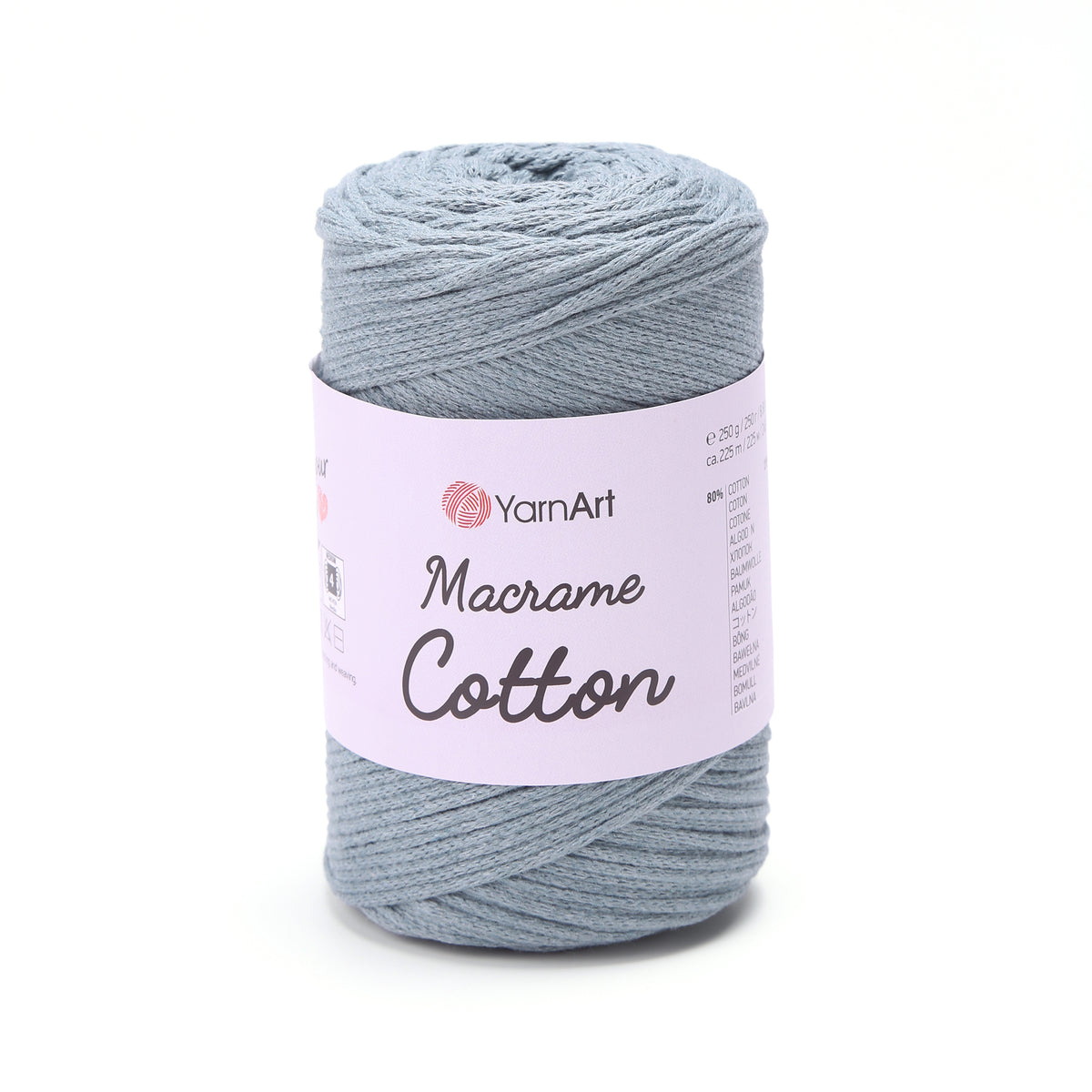 YarnArt Macrame Cotton Virvutė 250g (medvilnė, poliesteris)