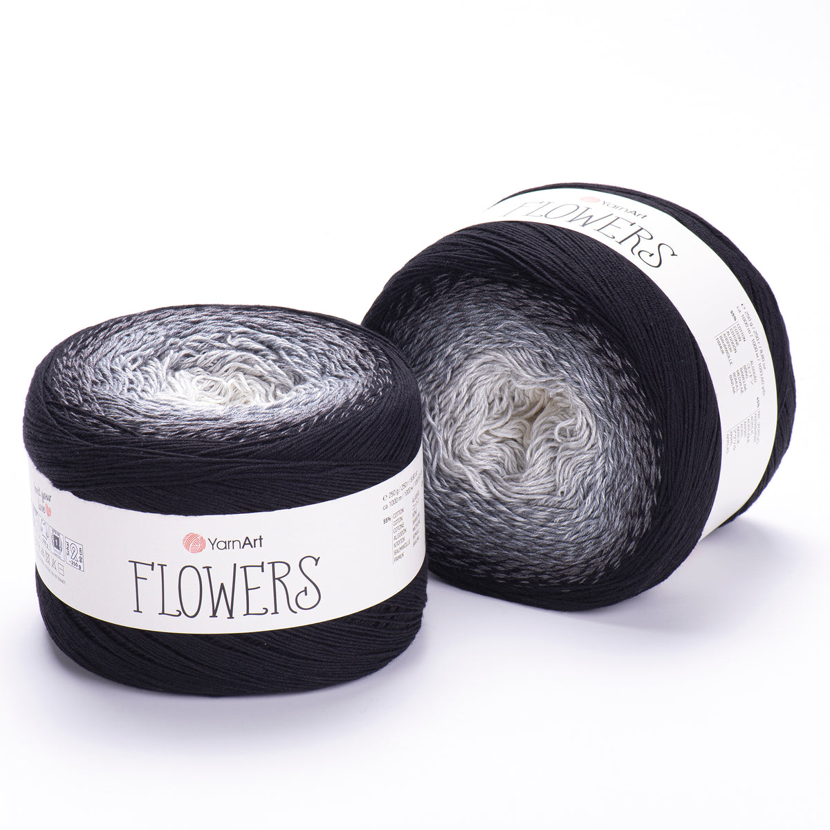 YarnArt Flowers siūlai 250g (medvilnė, akrilanas)