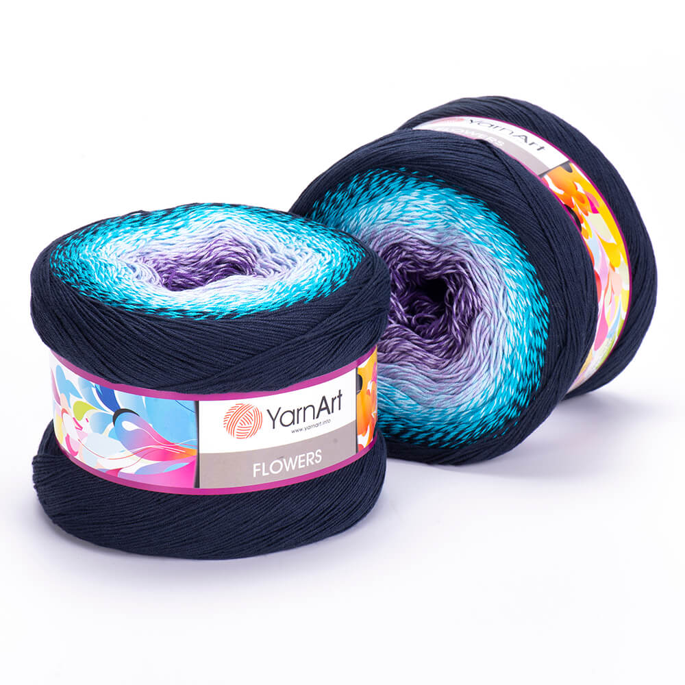 YarnArt Flowers siūlai 250g (medvilnė, akrilanas)