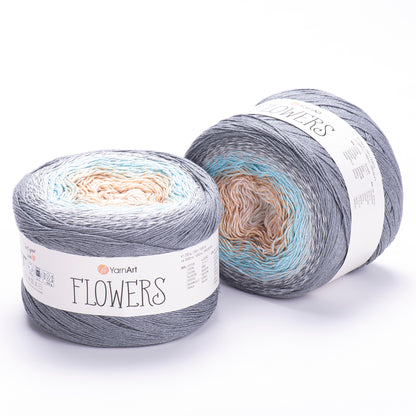 YarnArt Flowers siūlai 250g (medvilnė, akrilanas)
