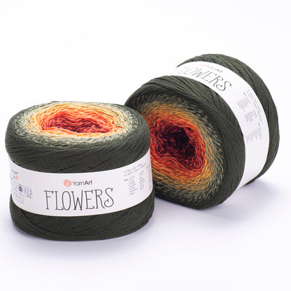 YarnArt Flowers siūlai 250g (medvilnė, akrilanas)