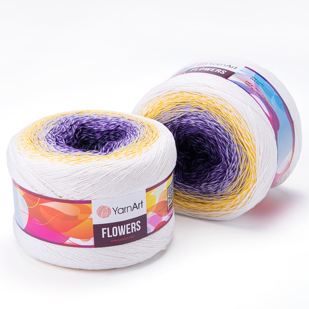 YarnArt Flowers siūlai 250g (medvilnė, akrilanas)