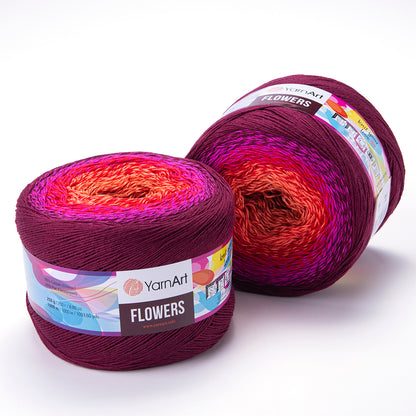YarnArt Flowers siūlai 250g (medvilnė, akrilanas)