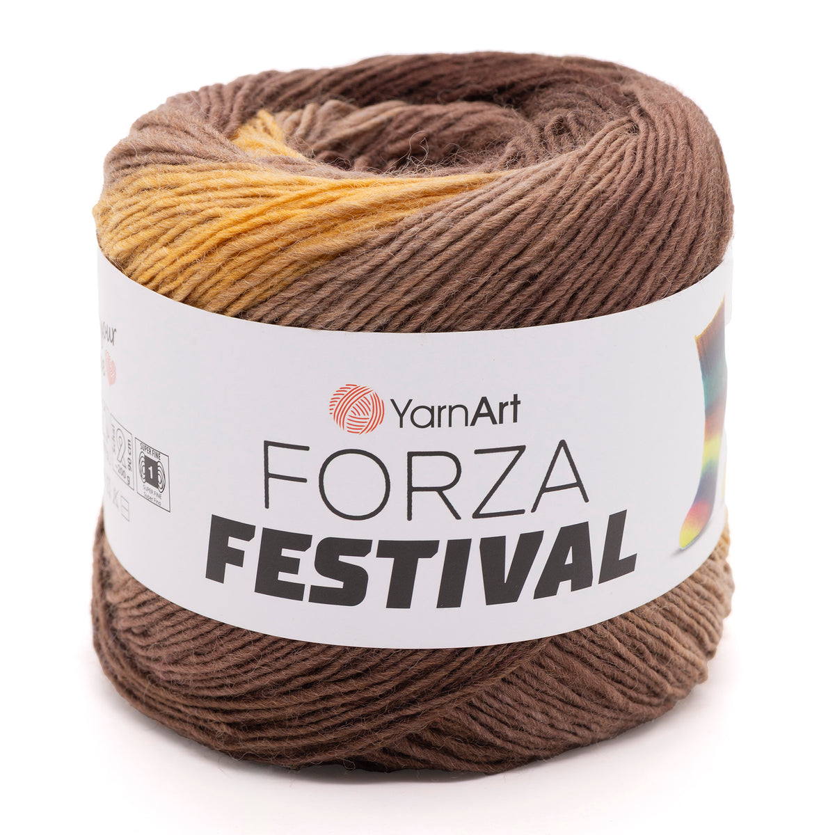 YarnArt Forza Festival siūlai 100g (vilna, poliamidas)