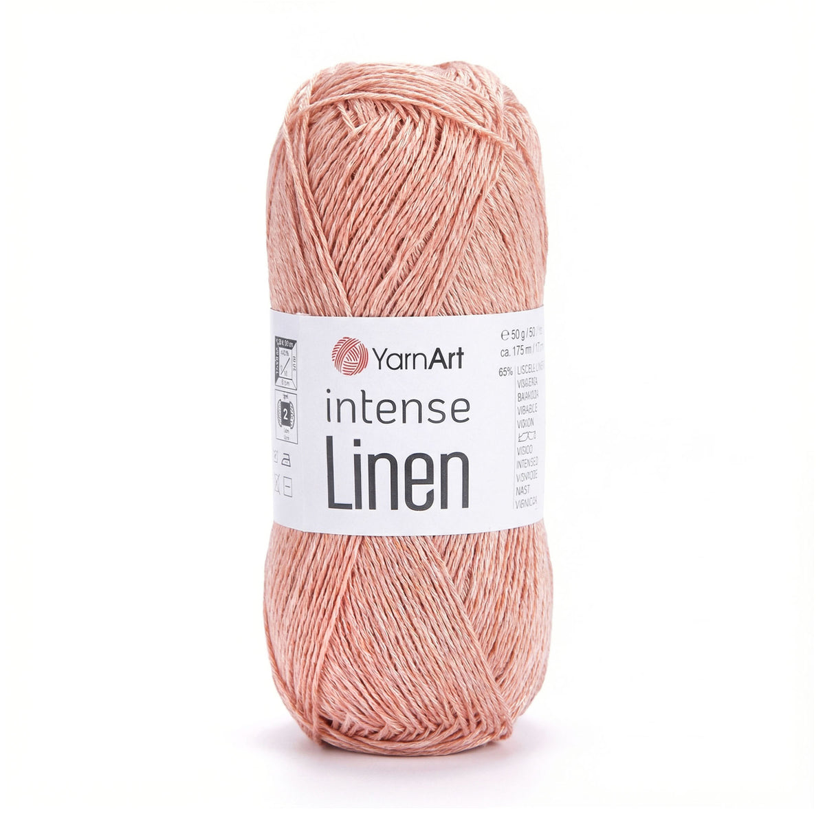 YarnArt Intense Linen siūlai 50g (linas, viskozė)
