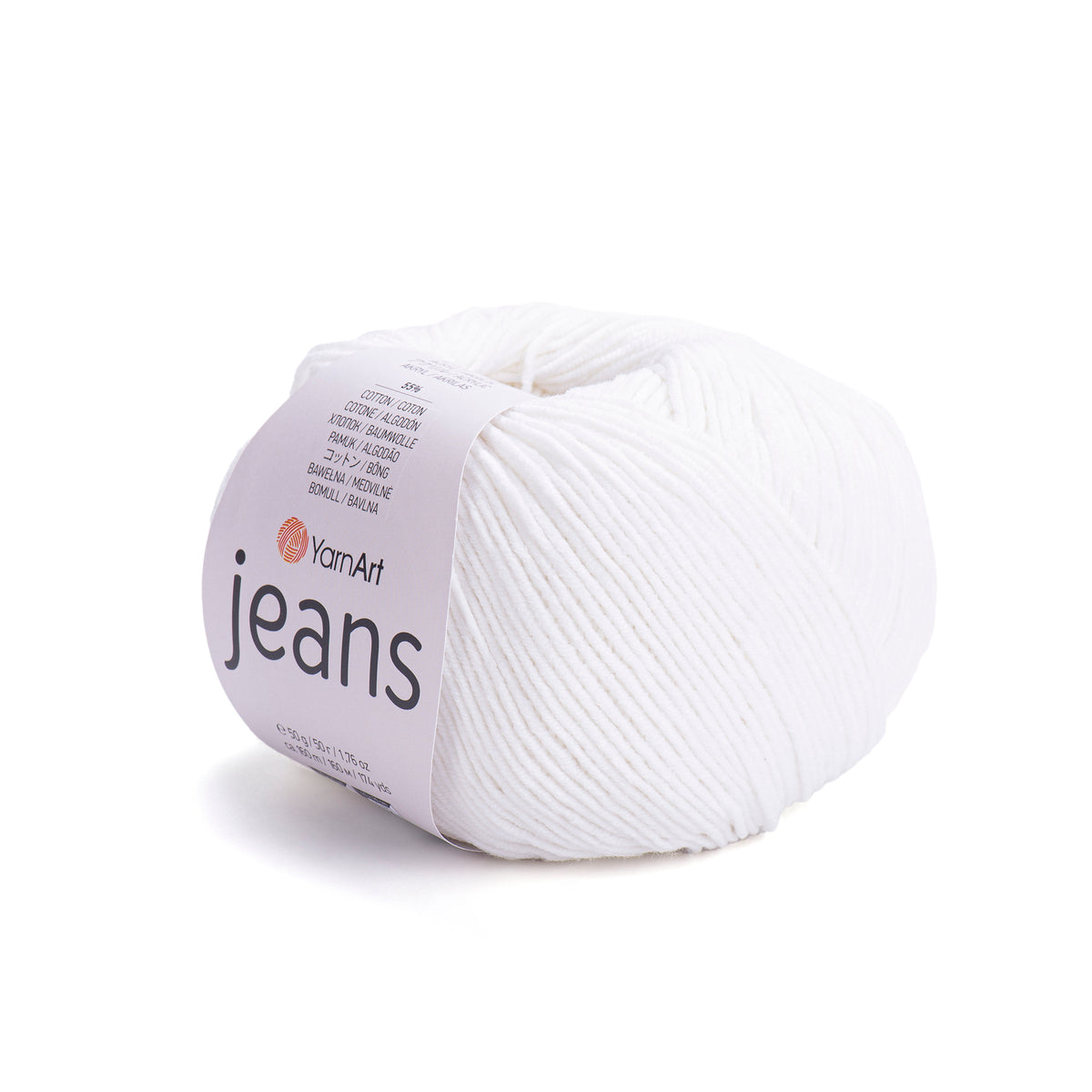 YarnArt Jeans mezgimo siūlai 50g (medvilnė, akrilanas)