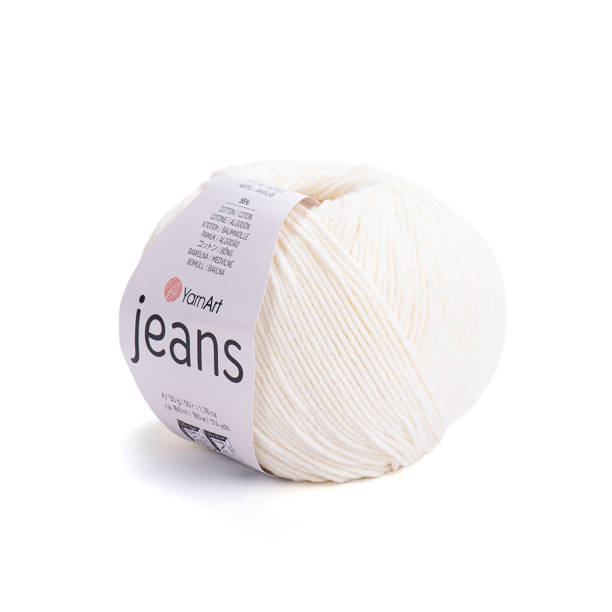 YarnArt Jeans mezgimo siūlai 50g (medvilnė, akrilanas)