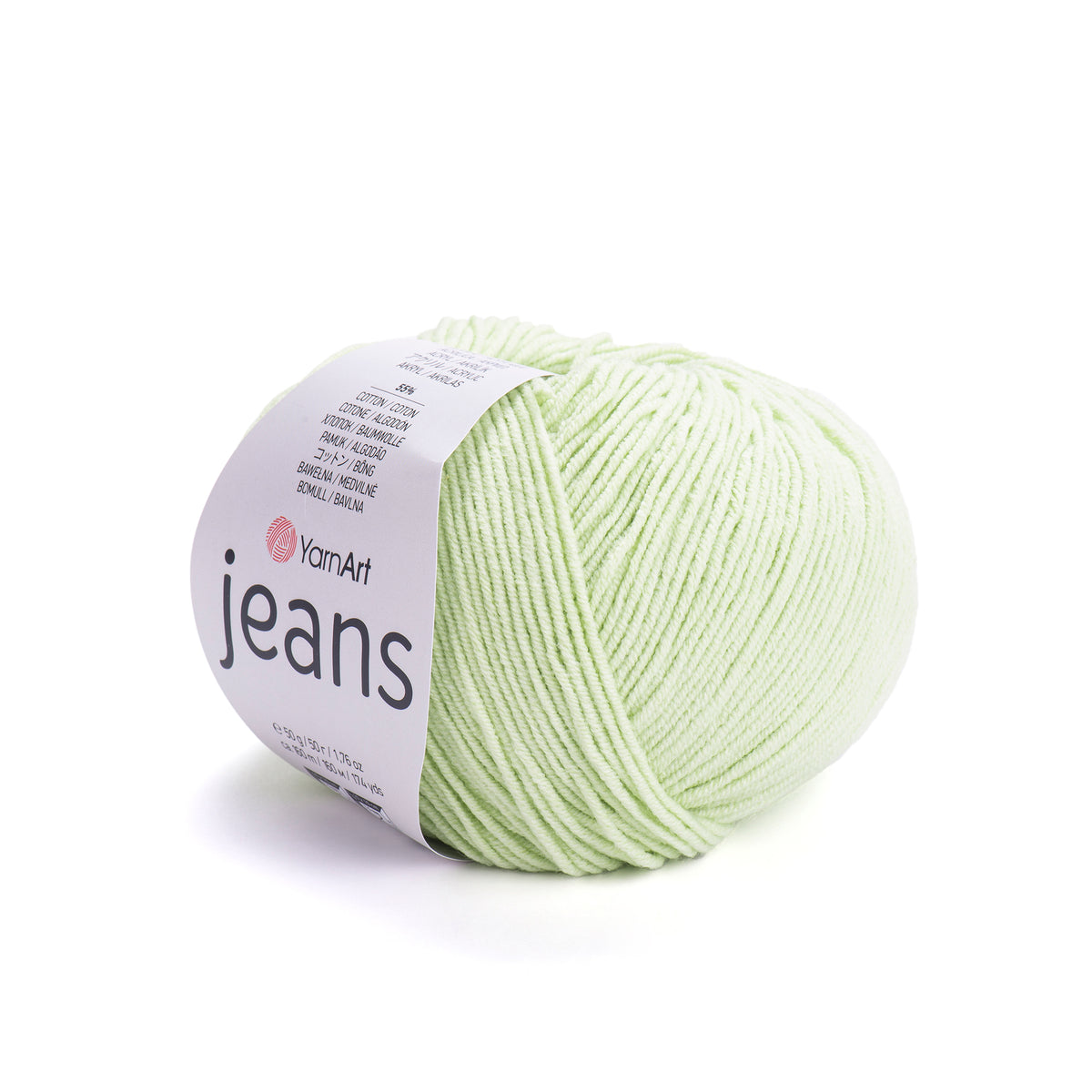 YarnArt Jeans mezgimo siūlai 50g (medvilnė, akrilanas)