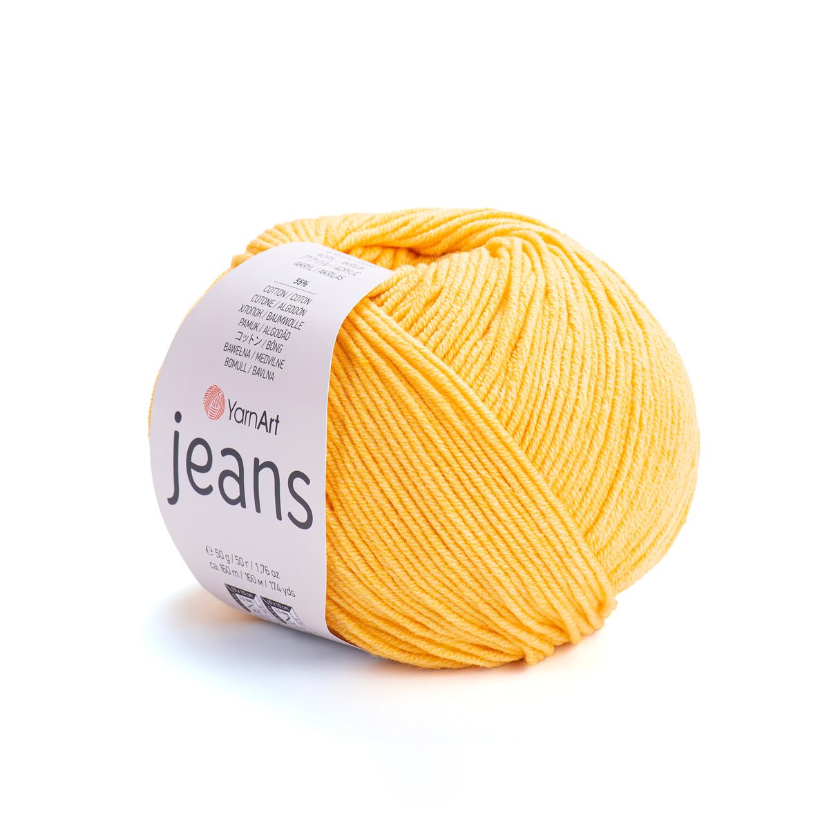 YarnArt Jeans mezgimo siūlai 50g (medvilnė, akrilanas)