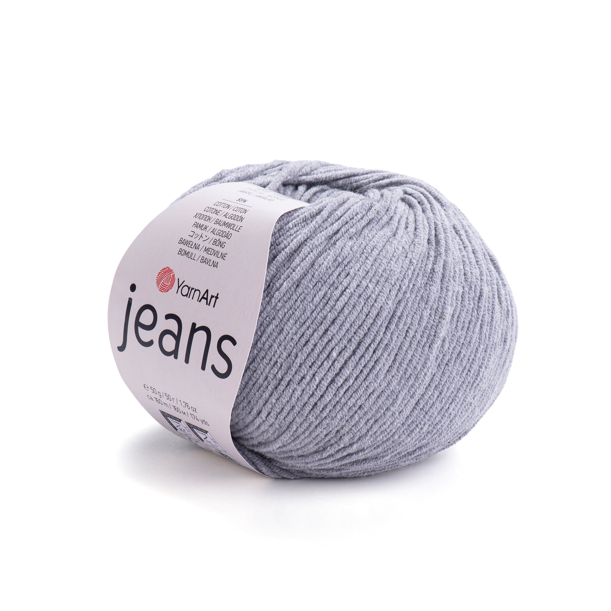 YarnArt Jeans mezgimo siūlai 50g (medvilnė, akrilanas)