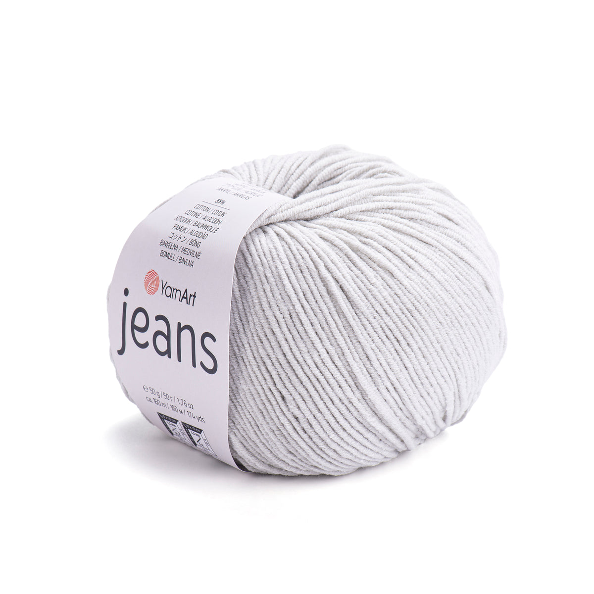 YarnArt Jeans mezgimo siūlai 50g (medvilnė, akrilanas)