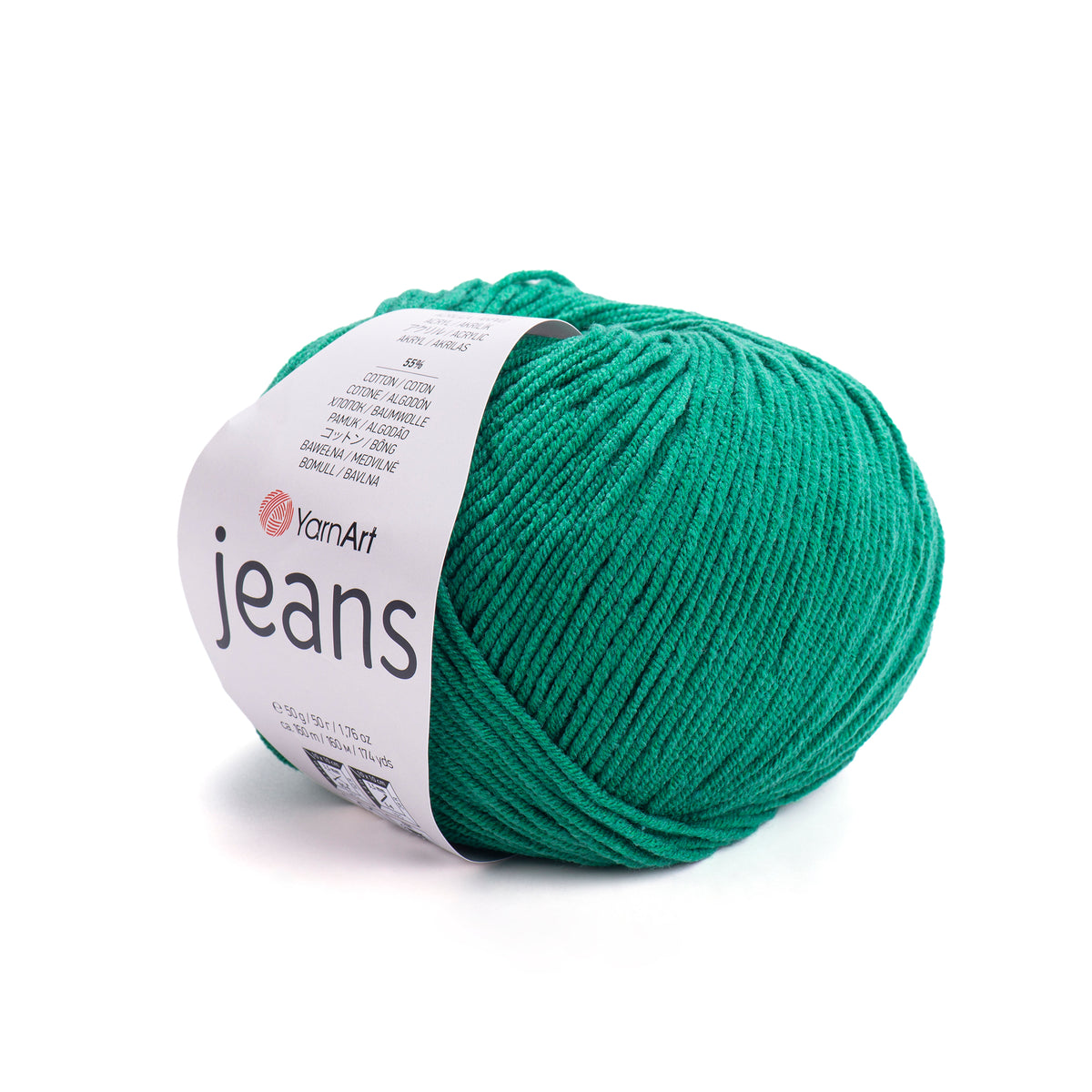 YarnArt Jeans mezgimo siūlai 50g (medvilnė, akrilanas)