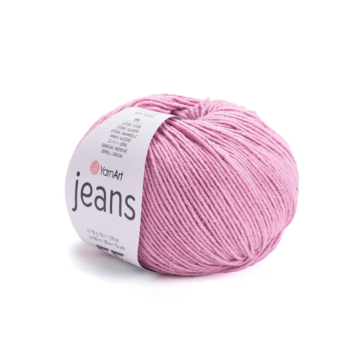 YarnArt Jeans mezgimo siūlai 50g (medvilnė, akrilanas)