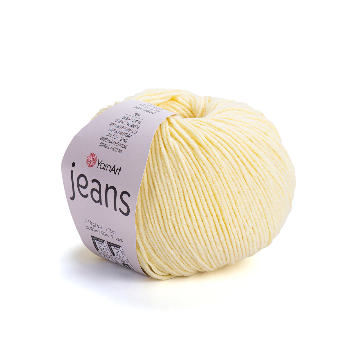 YarnArt Jeans mezgimo siūlai 50g (medvilnė, akrilanas)