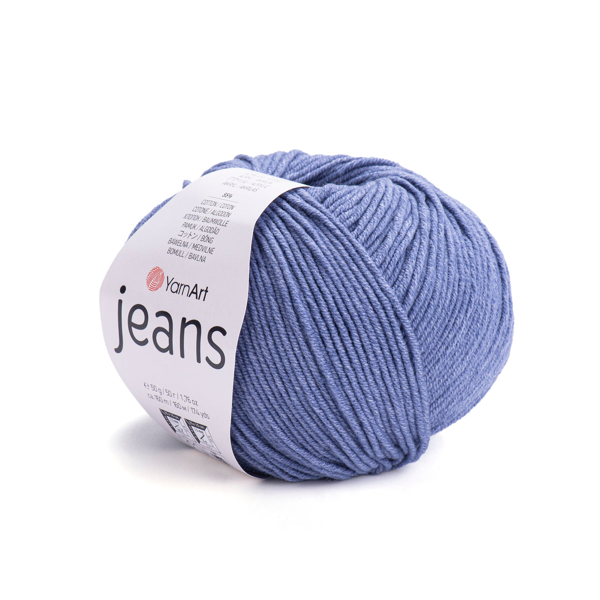 YarnArt Jeans mezgimo siūlai 50g (medvilnė, akrilanas)
