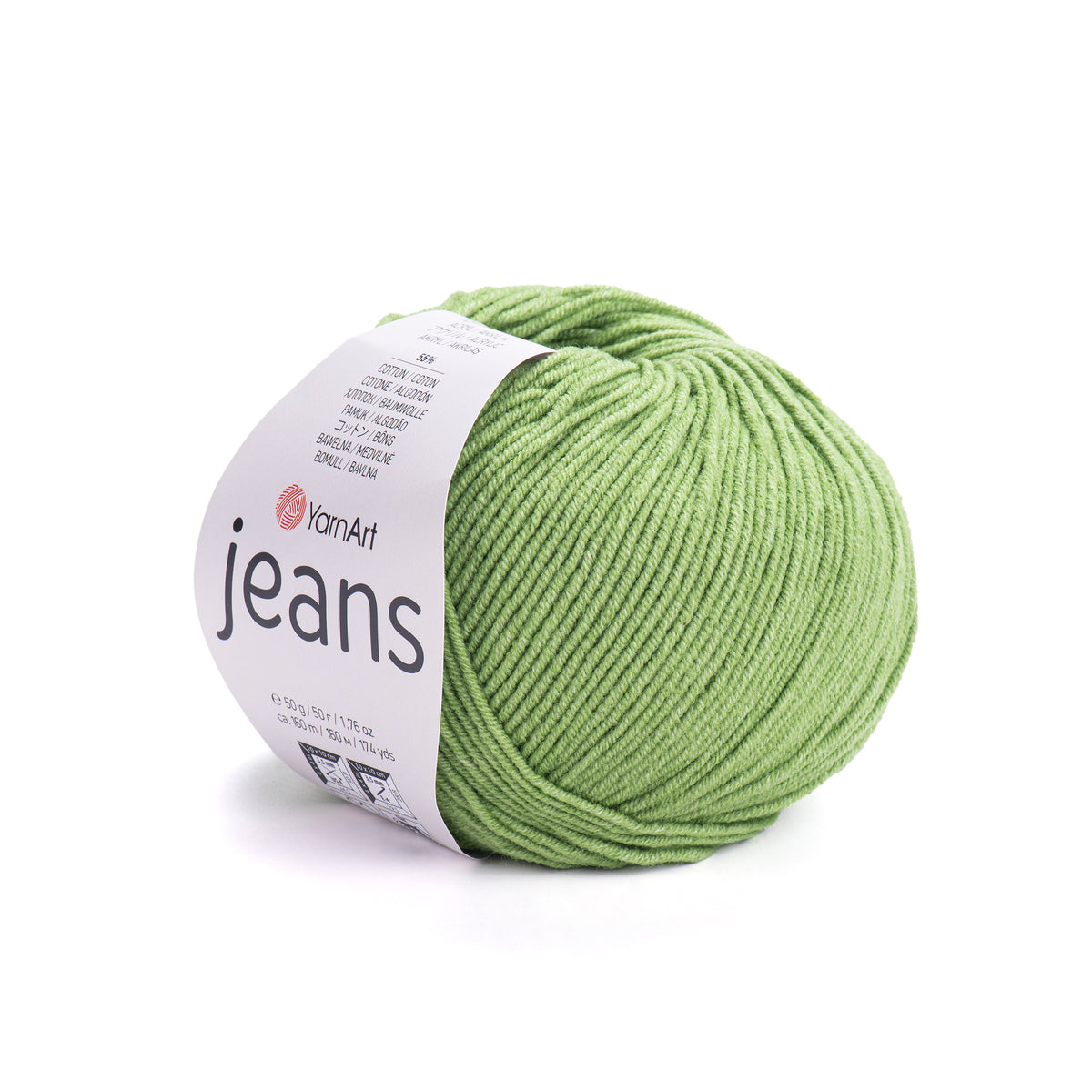 YarnArt Jeans mezgimo siūlai 50g (medvilnė, akrilanas)