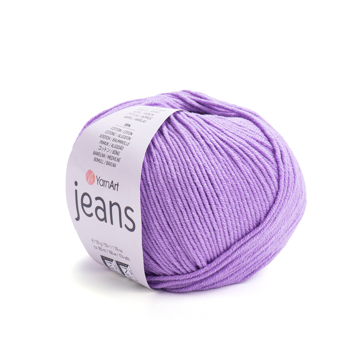 YarnArt Jeans mezgimo siūlai 50g (medvilnė, akrilanas)