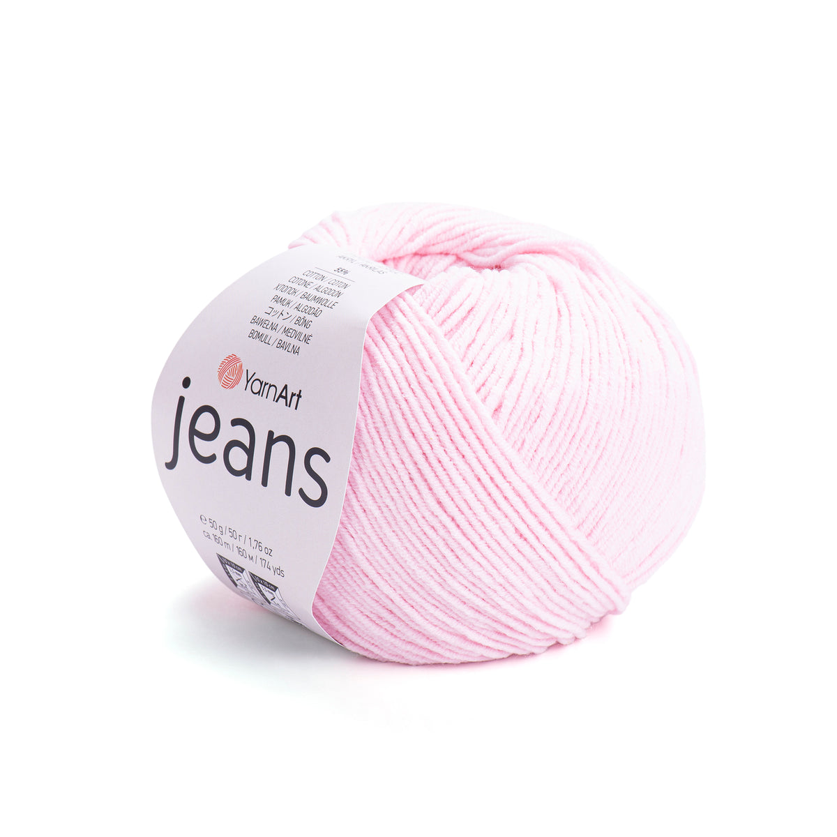 YarnArt Jeans mezgimo siūlai 50g (medvilnė, akrilanas)